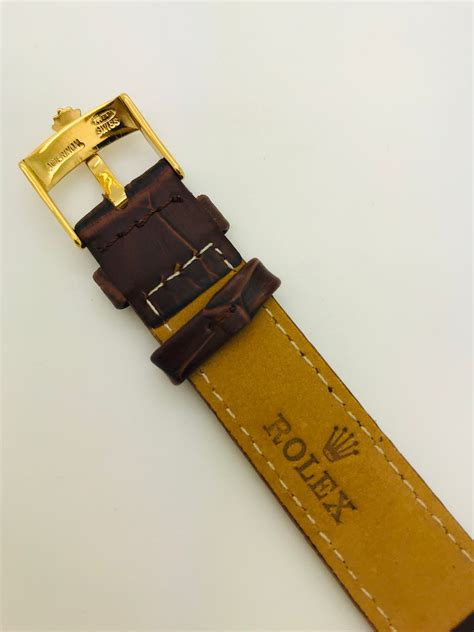 authentic rolex leather straps|genuine Rolex leather straps.